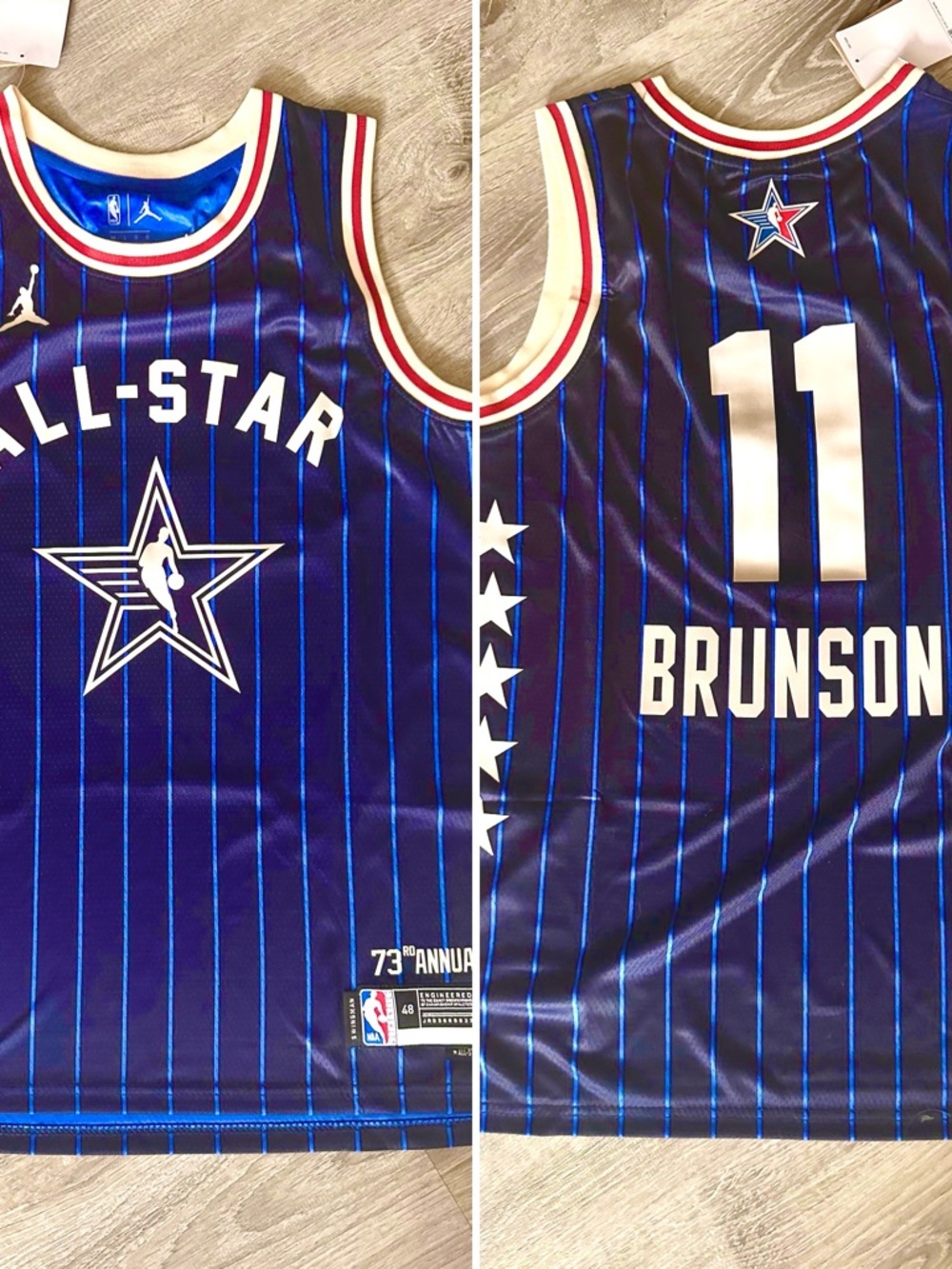 Jalen Brunson Nike 2024 All-Star Jersey • Size Small-Large (40-48) • NWT KNICKS!